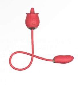 Rosa vibradora con lengua y bala