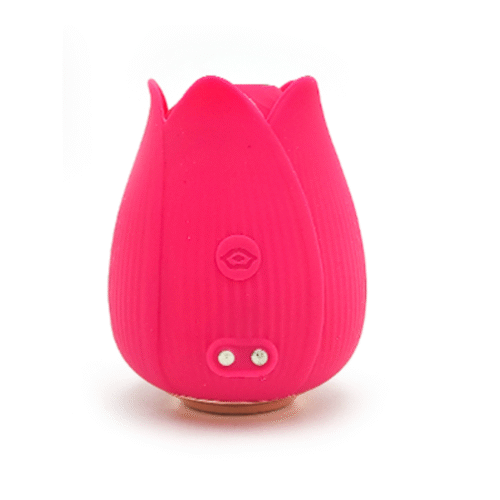 Succionador en forma de rosa