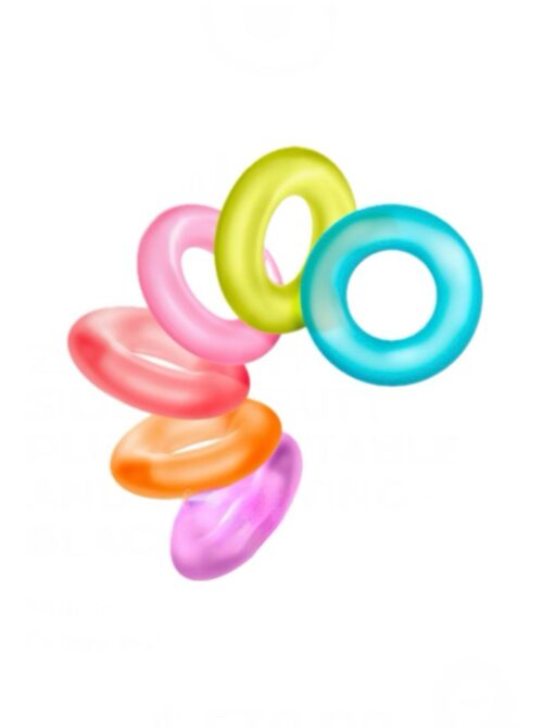 Juego de 6 anillos reutilizables