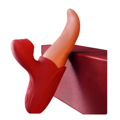 Lengua vibradora con succionador